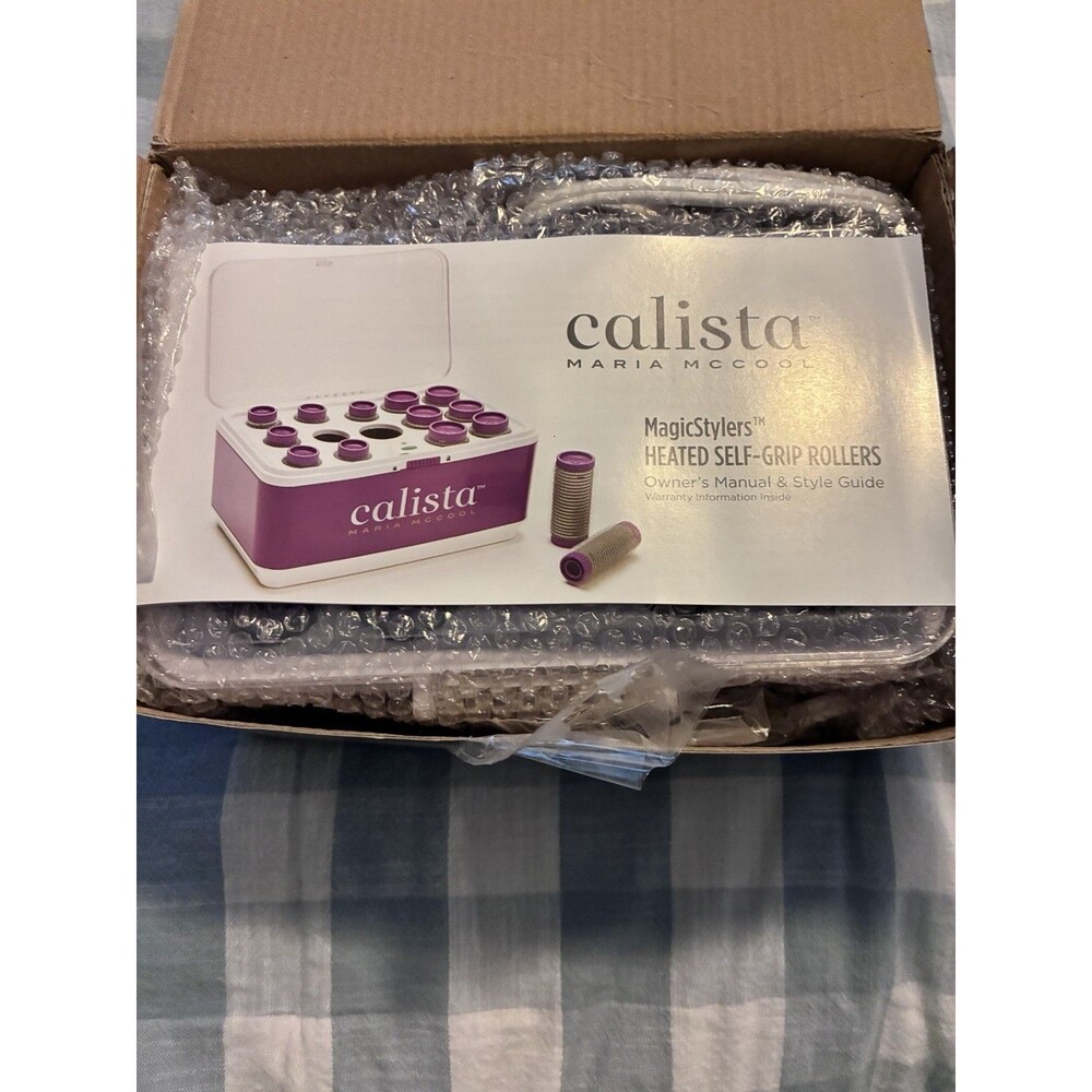 Calista Maria McCool Magic Stylers Heated Self Grip Rollers Unused In Box